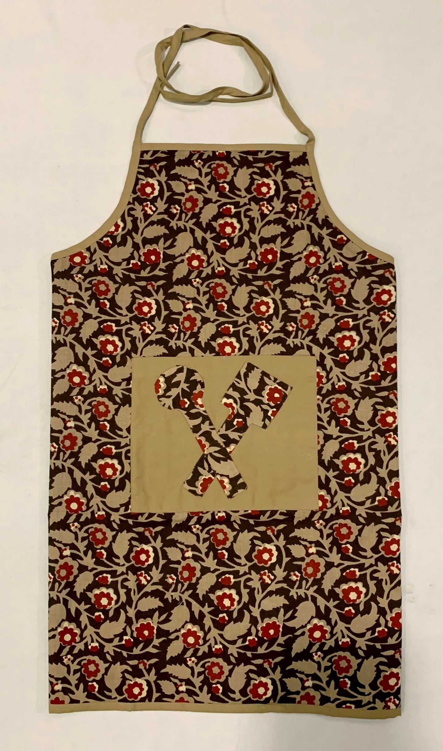Rust Flora Apron