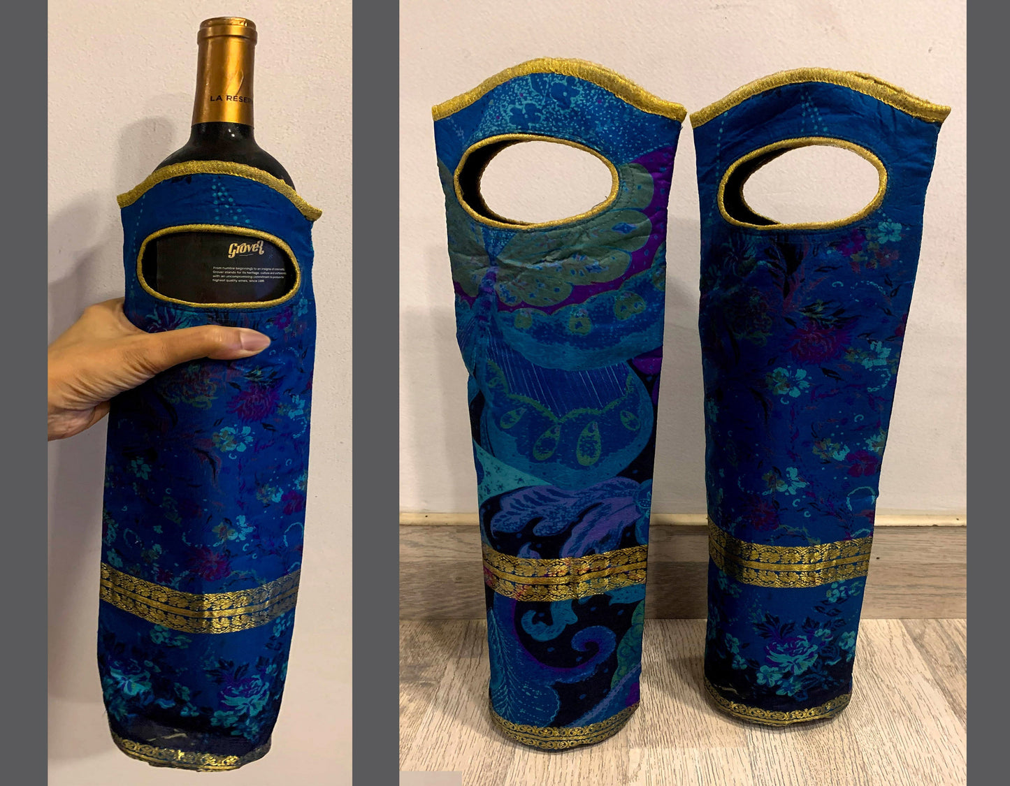 Golden Flair Bottle Bag