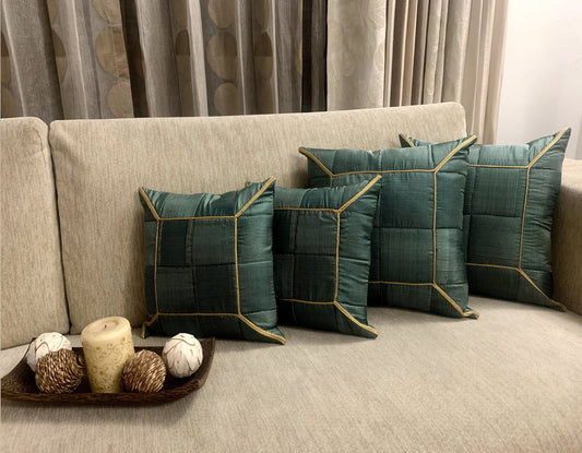 Silk cushion covers