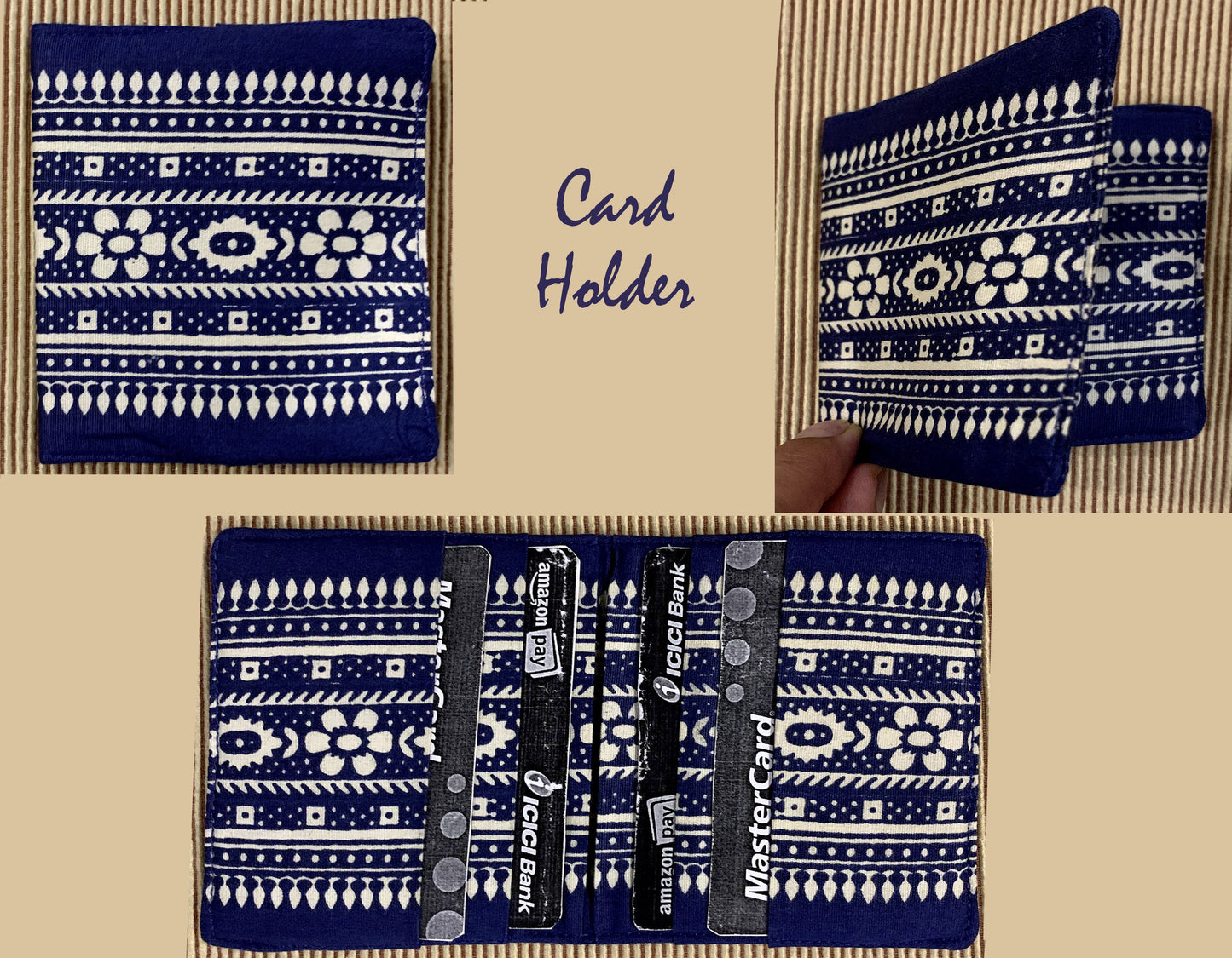 Hem Bound Card Holder