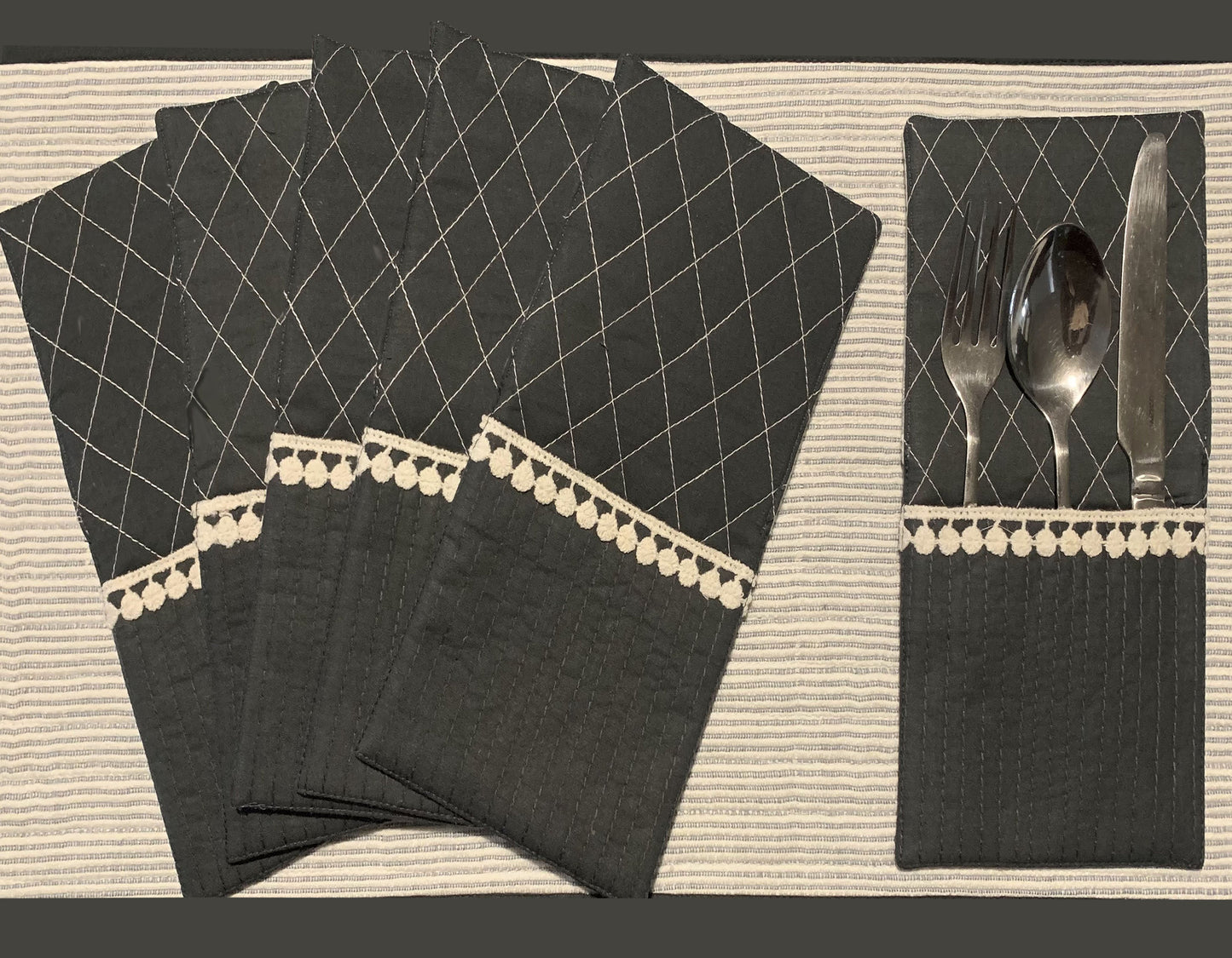 Glaucia Cutlery Pockets (reversible)