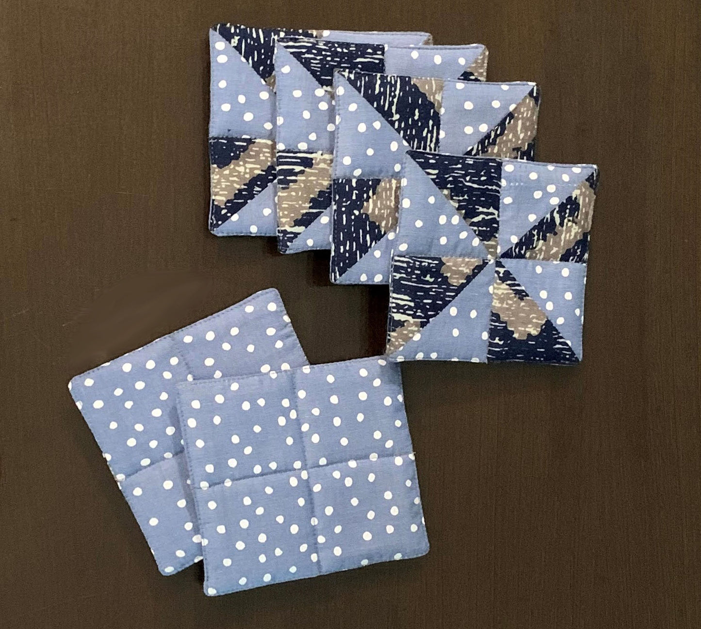 Blue Windmill Coasters