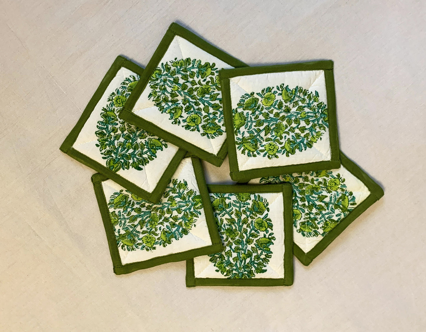 Serried Foliage Coasters