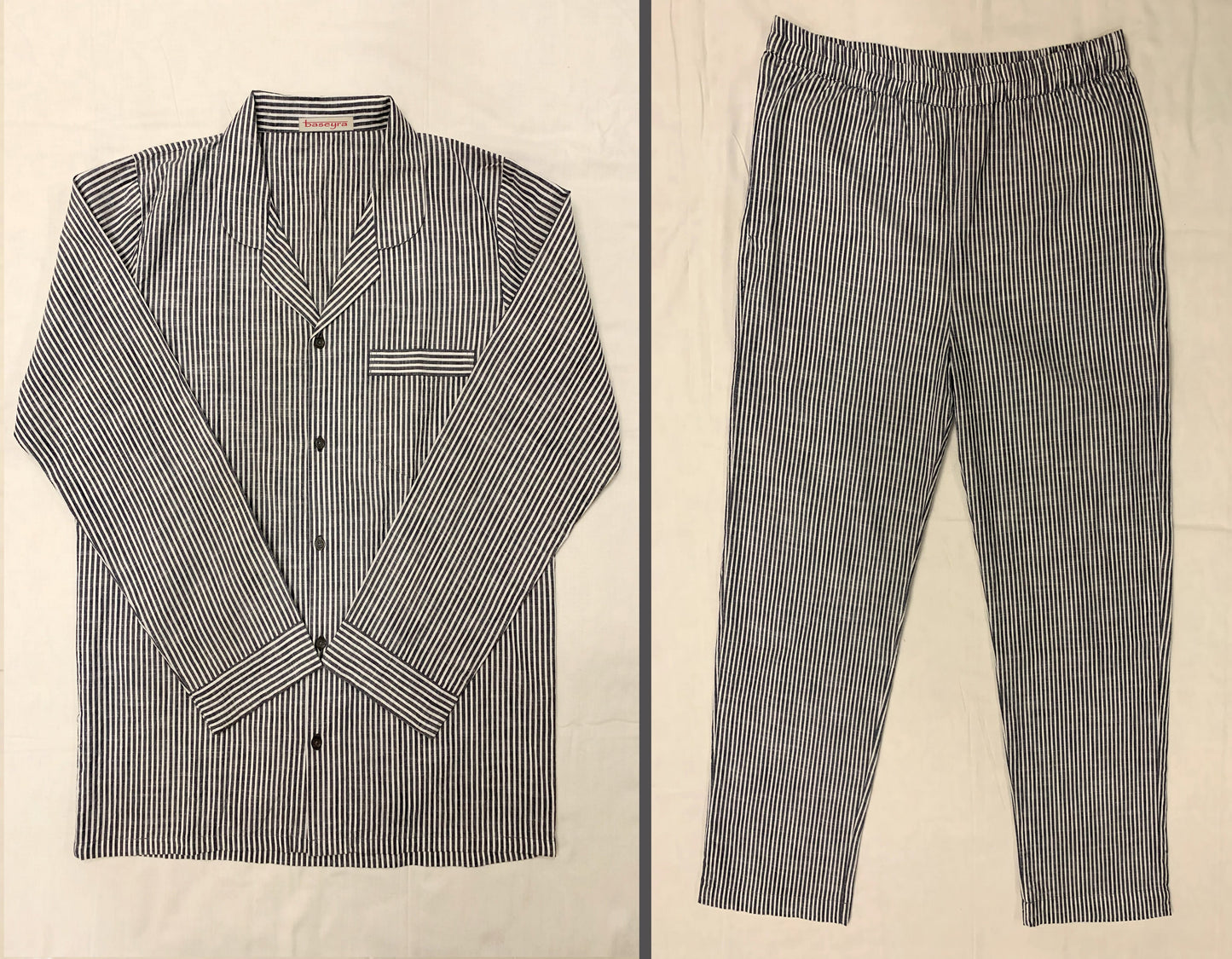 Striped Maze Night Suit for Men