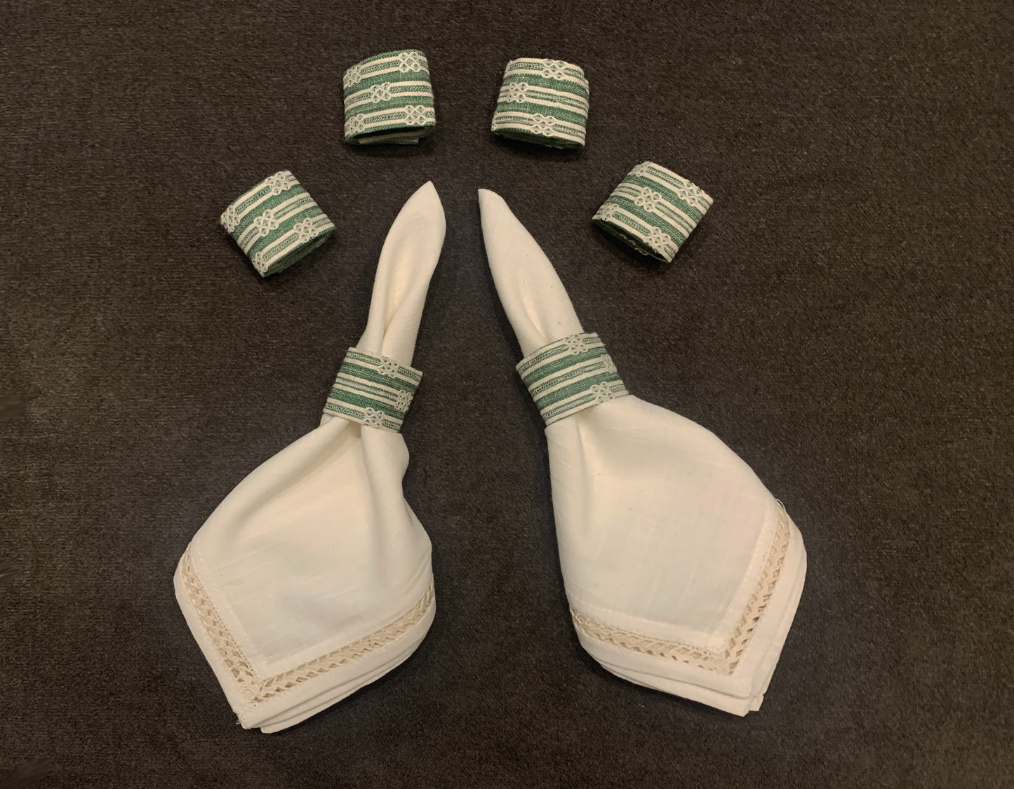Olive Napkin Ties
