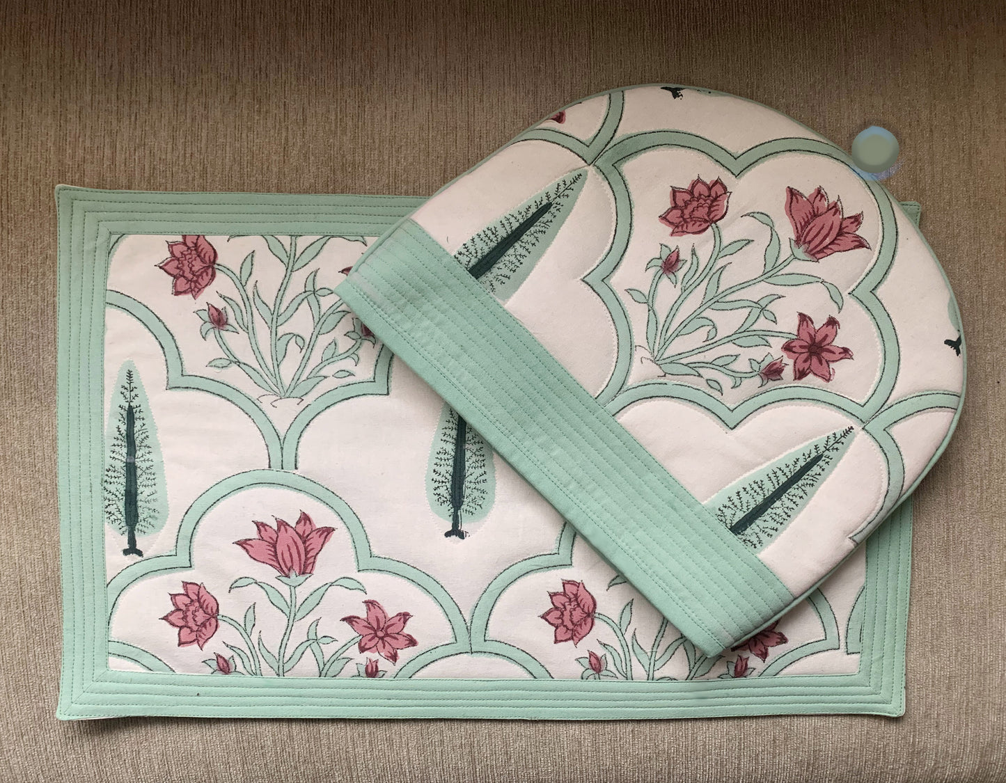 Teela Rose Tea Cozy & Tray Cloth set