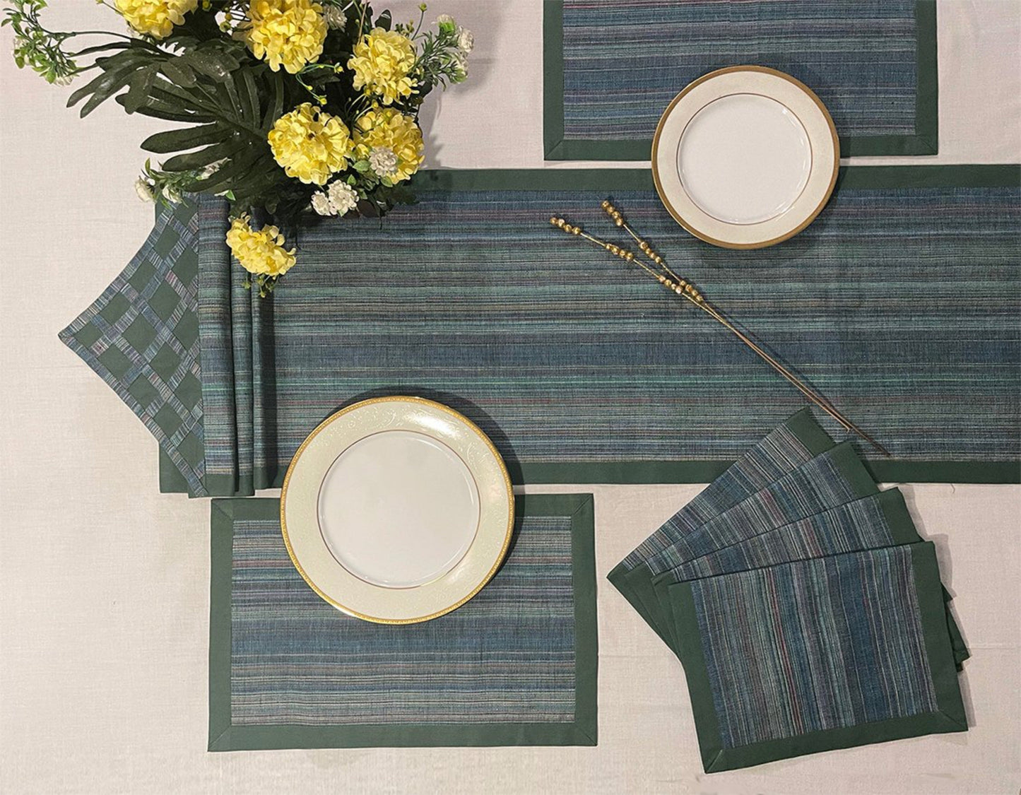 Sagewell Placemats & Runner Set