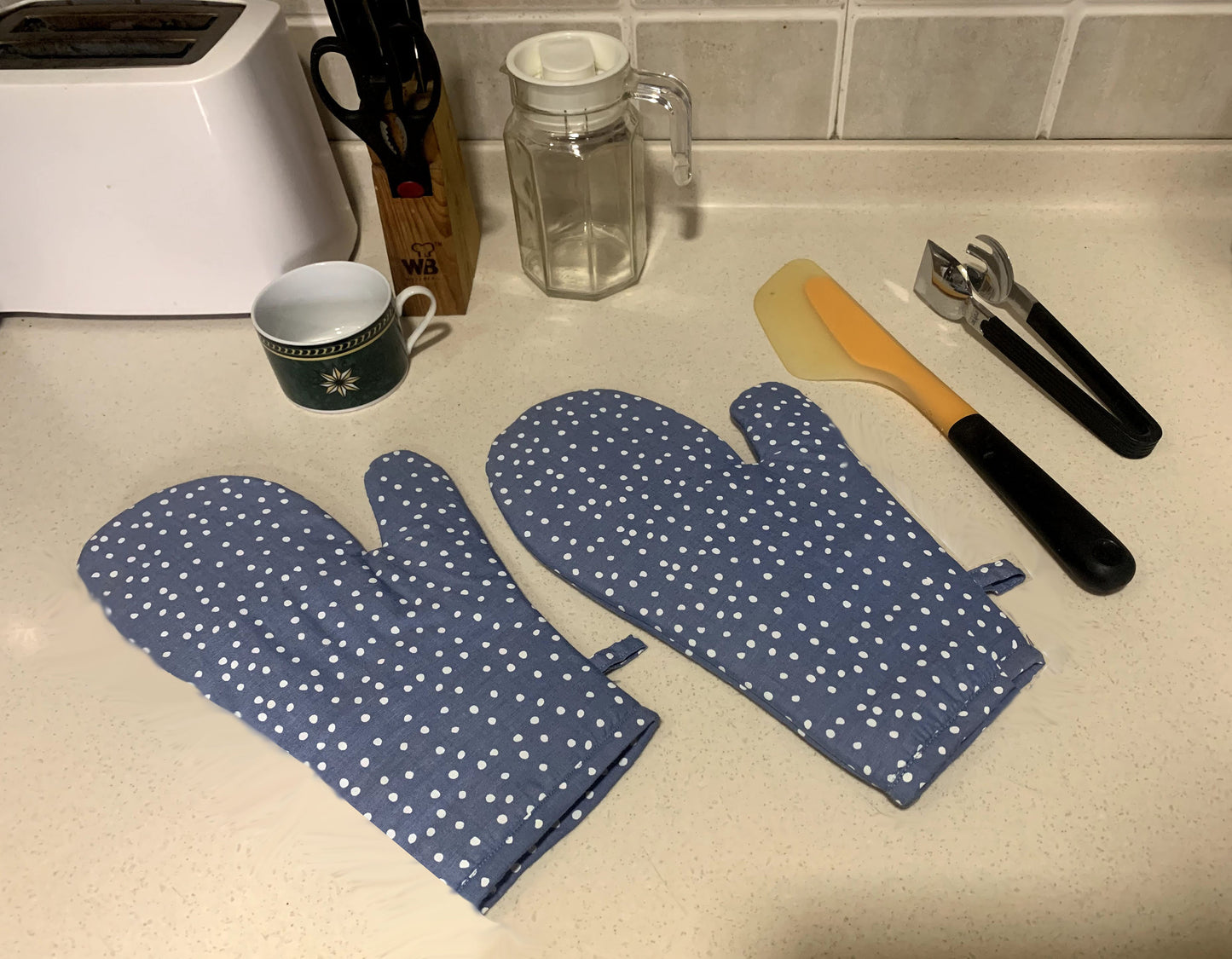 Polka Duo Oven Mitts