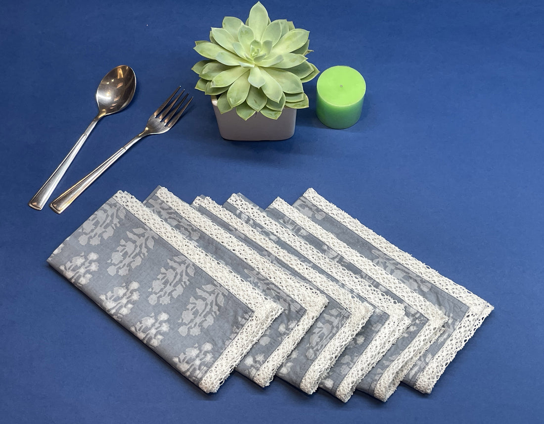 Fabric napkins: An earth-friendly move