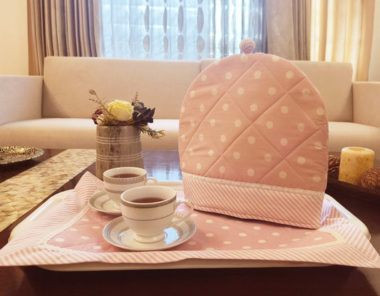 Tahani Tea Cozy & Tray Cloth set