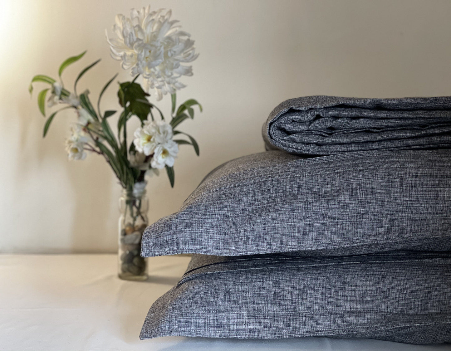 Chambray Grey Bed Linen bundle