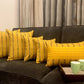 Yellow cushion covers