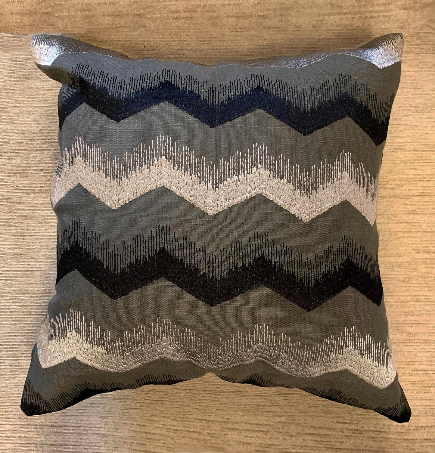 Grey Chevron Cushion Covers