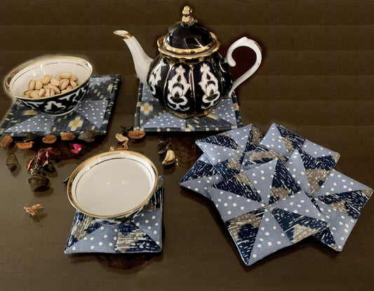 Blue Windmill Coasters