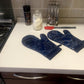 Wild Blues Oven Mitts