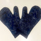 Wild Blues Oven Mitts