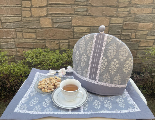 Joyla Tea Cozy & Tray Cloth set