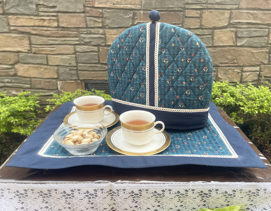 Kelly Tea Cozy & Tray Cloth set