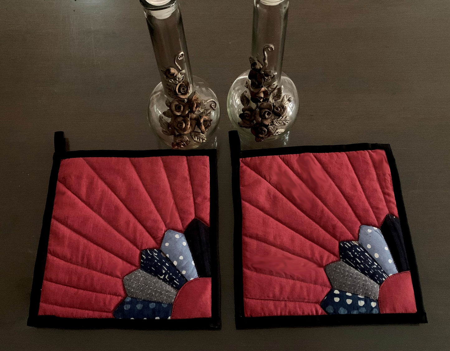 Cherry Fan Trivets