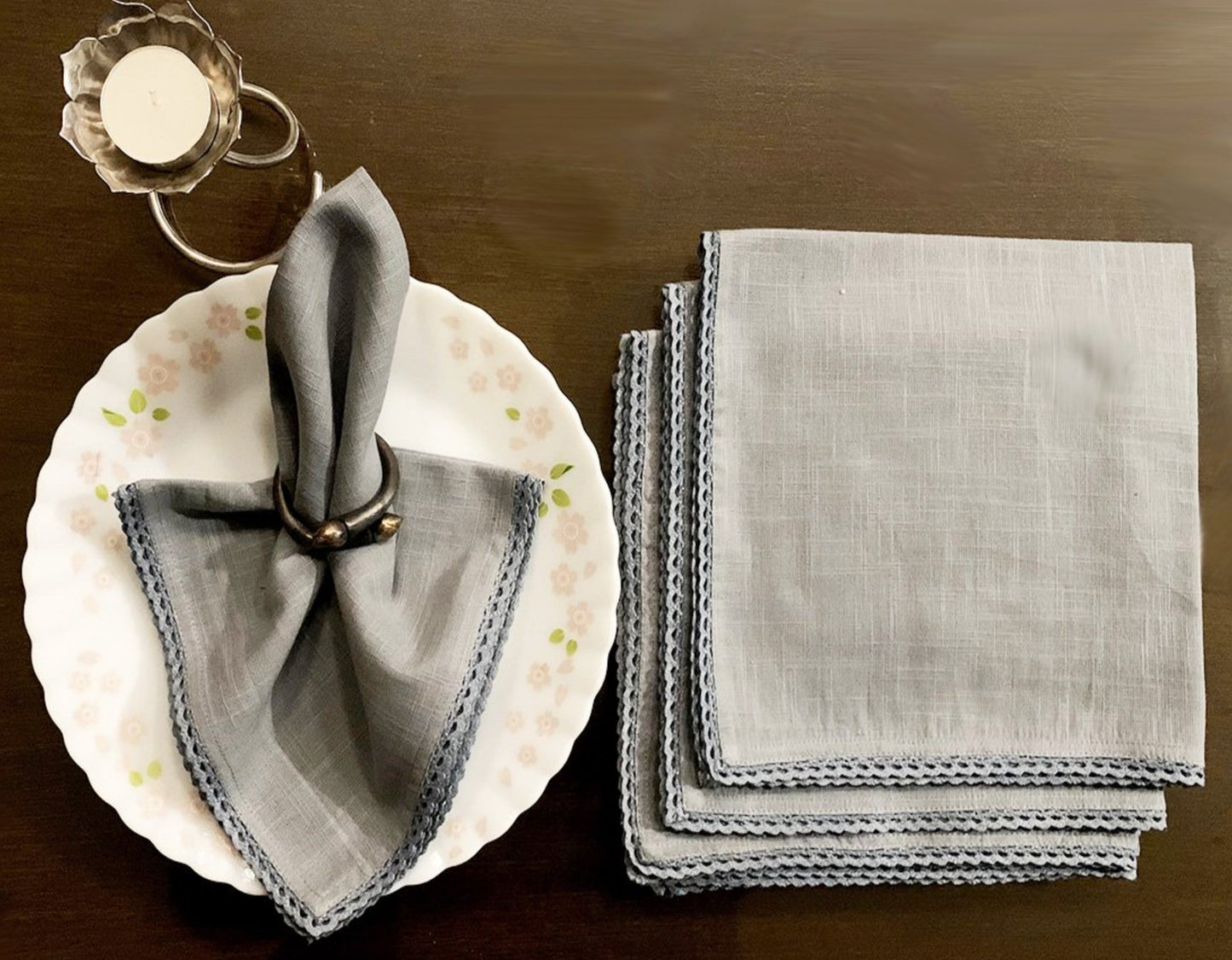 Smoky Warp Napkins